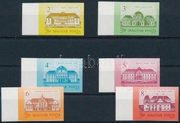 ** 1986 Kastélyok ívszéli Vágott Sor (15.000) / Mi 3854-3859 Imperforate Margin Set - Other & Unclassified