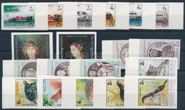 ** 1986 4 Klf Vágott Sor, Sok ívszéli értékkel (18.000) / 4 Different Imperforate Sets - Autres & Non Classés