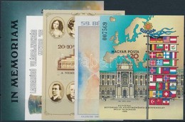 ** 1986 5 Klf Vágott Blokk (21.500) / 5 Different Imperforate Blocks - Other & Unclassified