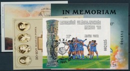 O 1986 4 Klf Vágott Blokk (16.500) / 4 Different Imperforate Blocks - Autres & Non Classés