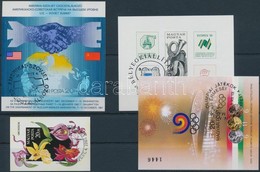 O 1987-1988 4 Klf Vágott Blokk (22.500) / 4 Different Imperforate Blocks - Other & Unclassified