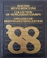 ** 1988 Bélyegkincstár, Benne Feketenyomat Blokk Zöld Sorszámmal, Csak 1000 Példány! (55.000) / Year Book Including Mi B - Other & Unclassified