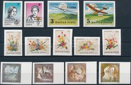 ** 1989 4 Klf Vágott Sor (15.500) / 4 Different Imperforate Sets - Other & Unclassified