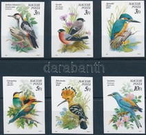 ** 1990 Madarak Vágott Sor (6.500) / Mi 4069-4074 Imperforate Set - Autres & Non Classés