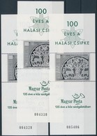 ** 2002 Halasi Csipke 3 Db Feketenyomat Blokk (36.000) / 3 X Mi 4724 Black Print Block - Autres & Non Classés