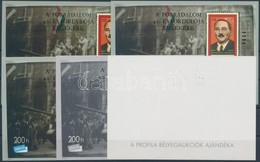 ** 1996/22 A Forradalom 40. évfordulója 5 Db-os Emlékív Garnitúra, Azonos Sorszám Végződéssel (65.000) / Souvenir Sheet  - Sonstige & Ohne Zuordnung