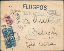 1924 Légi Levél Budapestre / Airmail Cover To Hungary - Autres & Non Classés