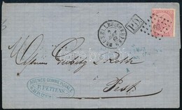 1867 Mi 17 D Levélen Pestre / On Cover To Pest - Otros & Sin Clasificación