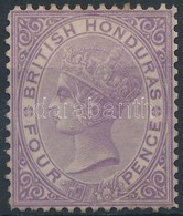 (*) Brit Honduras 1872 Forgalmi Bélyeg Mi 6 C - Sonstige & Ohne Zuordnung