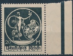 ** 1920 Mi 138 PF V ívszéli Bélyeg Lemezhibával / Margin Piece With Plate Variety. Certificate: Dieter Weinbuch - Autres & Non Classés