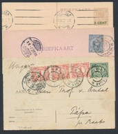 1898-1927 3 Db Küldemény Magyarországra / 3 Postcards To Hungary - Altri & Non Classificati