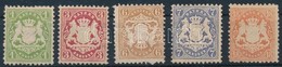 (*) * 1870 Mi 22-25, 27 (18Kr Gumi Nélkül / Without Gum) - Andere & Zonder Classificatie