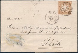 1866 Levél Stuttgartból Pestre / Cover From Stuttgart To Pest - Altri & Non Classificati