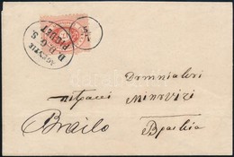 1867 DDSG Levél / Cover 'PIQUET' - Braila - Otros & Sin Clasificación