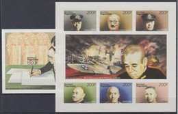 ** 1995 50 éve ért Véget A II. Világháború A Csendes óceánon Vágott Kisív Mi 2317-2322 + Vágott Blokk 386 / Imperforate  - Autres & Non Classés