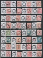 O Lemezrepedések, Tűnyomatok, Javítások Tanulmány 1874-es Bélyegeken / Plate Flaws, Retouches On 1874 Stamps - Sonstige & Ohne Zuordnung