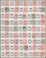 O Lemezhibák Tanulmány Feketeszámú Krajcáros Bélyegeken / Plate Flaws Study On 45 Stamps 1888-1899 - Sonstige & Ohne Zuordnung