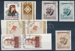 O 1955-1965 4 Klf Vágott Kiadás (21.000) / 4 Different Imperforate Issues - Other & Unclassified