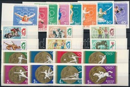 ** 1969-1970 3 Klf ívszéli Vágott Sor (10.200) / 3 Different Imperforate Sets - Autres & Non Classés