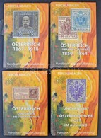 Ferchenbauer Kézikönyv és Speciálkatalógus Ausztria és Területei 4 Kötetben, Benne Osztrák Posta Magyarországon és Az 18 - Altri & Non Classificati