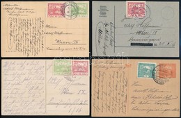 Csehszlovákia  1919 8 Db Képeslap Bécsbe / Czechoslovakia  8 Picture Postcards To Vienna - Autres & Non Classés