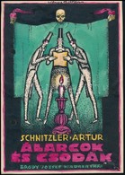 Kónya Zoltán (?-?): Schnitzler: Álarcok és Csodák, Könyv Borítóterv (1918), Vegyes Technika, Papír, Jelzett, 17×12 Cm - Autres & Non Classés