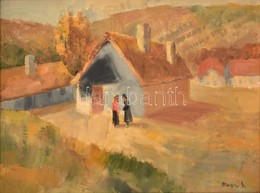 Rozs János (1901-1987): Tere-fere. Olaj, Vászon, Jelzett, Keretben, 60×80 Cm - Altri & Non Classificati