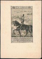Ludwig Hesshaimer (1872-1956): Ex Libris Carl Albtecht Erzherzog Von Osterreich. Rézkarc, Papír, Jelzett A Karcon, 15×9  - Autres & Non Classés