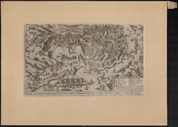 1596 Eger Ostroma és A Környék Térképe. Hieronymus Ortelius 'Chronologia Oder Historische Beschreibung' Című Munkájából, - Estampes & Gravures