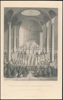 1860 Worship Acording To The Armenian Church, Engraved By T. Brown, Published By A. Fullarton & Co. - örmény Egyházi Sze - Estampes & Gravures