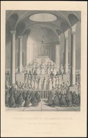 1860 Worship Acording To The Armenian Church, Engraved By T. Brown, Published By A. Fullarton & Co. - örmény Egyházi Sze - Prenten & Gravure