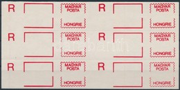 1988 Számítógépes Felvevő Munkahely Ajánlott Etikett Címkéje Használatlanul, Az Eredeti Gyártási Hatostömbben, Igen Nagy - Non Classés
