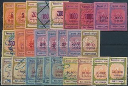 Kaposvár 27 Db Okmánybélyeg / Fiscal Stamps - Non Classés