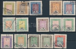 Gyula 15 Db Okmánybélyeg / Fiscal Stamps - Non Classés