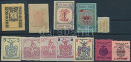 Debrecen 13 Db Okmánybélyeg, Közte Különlegességek / Fiscal Stamps - Sin Clasificación