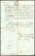 1814-1820 2 Db Helytartótanácsi Levél, Brunswick József Országbíró, Illetve Végh István Későbbi Koronaőr Aláírásával, Sz - Non Classificati