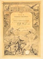 1910 Az Erdélyi Kárpát Egyesület Díszes Oklevele Rendes Taggá Választásról, Felcsavarva, Nagyon Kis Sérüléssel - Unclassified