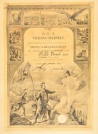 1910 Az Erdélyi Kárpát Egyesület Díszes Oklevele Rendes Taggá Választásról, Felcsavarva, Nagyon Kis Sérüléssel - Sin Clasificación