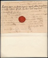 1771 Gróf Galántai Eszterházy Károly (1725-1799) Egri Püspök Saját Kezű Aláírása és Viaszpecsétje, Oklevél Másolat Hitel - Unclassified
