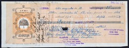 1940 Sopron, Royal-kávéház Vételi Váltója, 25.000 Pengő értékben, Aláírásokkal, Váltó Illetékekkel, Középen Kis Hiánnyal - Non Classificati