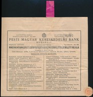 1942 Horthy Miklós (1868-1957) Kormányzó Távirata Serédi Jusztinián Bíborosnak, Melyben Megköszöni A 30. Országos Katoli - Non Classés