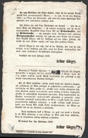 1849.  Február  4. Görgei Artúr Kiáltványa  A  Szepesség Lakosságához, Melyben Csupán Jóindulatú Semlegességet Kér A Szl - Non Classés