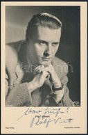 Rolf Weith Német Színész Saját Kézzel Aláírt Képeslap / German Actor Autograph Signed Postcard - Autres & Non Classés