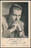 Rolf Weith Német Színész Saját Kézzel Aláírt Képeslap / German Actor Autograph Signed Postcard - Otros & Sin Clasificación