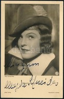 Magda Schneider Német Színésznő Saját Kézzel Aláírt Fotólap / German Actress Autograph Signed Photo Postcard - Other & Unclassified