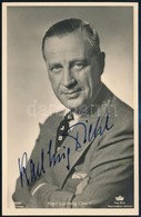 Karl Ludwig Diehl Német Színész Saját Kézzel Aláírt Fotólap / German Actor Autograph Signed Photo Postcard - Autres & Non Classés