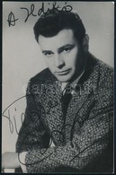 Pierre Cessoy Olasz Színész Saját Kézzel Aláírt Fotólap / Italian Actor Autograph Signed Photo Postcard - Autres & Non Classés