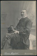 Darnay Kálmán (1864-1945) Régész, Muzeológus, író Aláírt Fotója 10,5x16,5 Cm - Autres & Non Classés