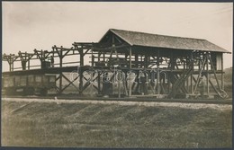 Cca 1925 Kerny István (1879-1963): Szénbánya A Mátrában, Feliratozott, Aláírt Vintage Fotóművészeti Alkotás, 14x21,5 Cm - Autres & Non Classés