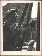 Cca 1947 Gisser Gyula (1901-1986) Budapesti Fotóművész Hagyatékából, Jelzés Nélküli, Vintage Fotóművészeti Alkotás (Elle - Sonstige & Ohne Zuordnung